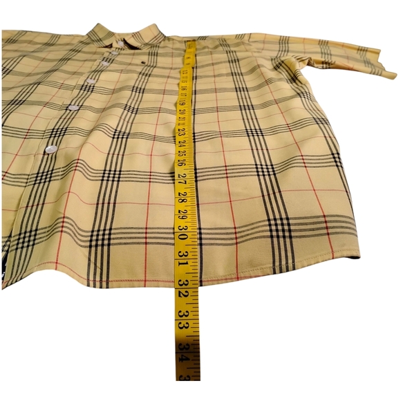 Karl Kani Vintage Yellow and Black with Red Casual Button Down Shirt, 2X - Picture 5 of 16